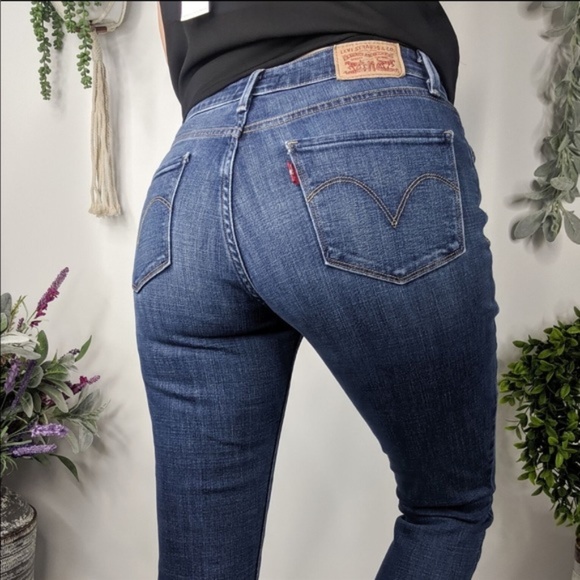 Levi's Denim - LEVIS Jeans Mid Rise Skinny Medium Wash 0614